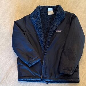 Patagonia Kids Dark Blue Puffer Jacket